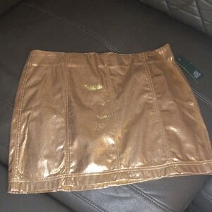 Wild Fable Brown Mini Pencil Skirt Night Out